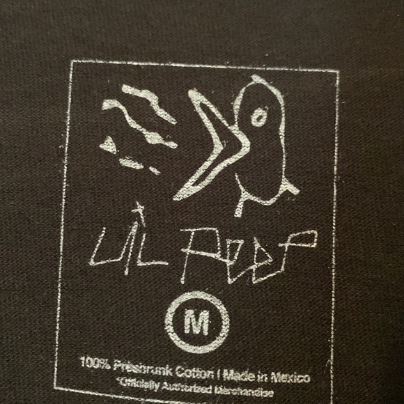 LIL PEEP HELLBOY SIZE MEDIUM EMBROIDERED LONG SLEEVE TOP - Picture 3 of 5